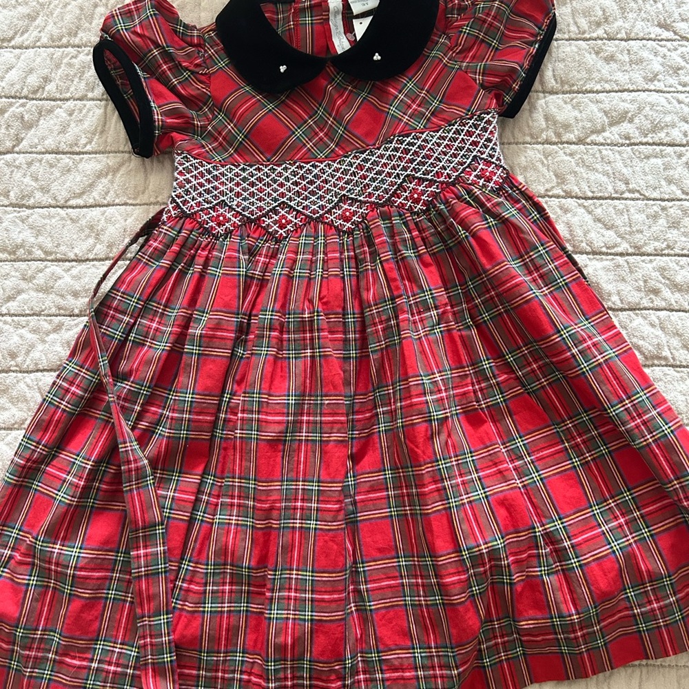 Hand Smocked Kids Dress